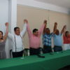 Jesús Corona con líderes Cuautlenses